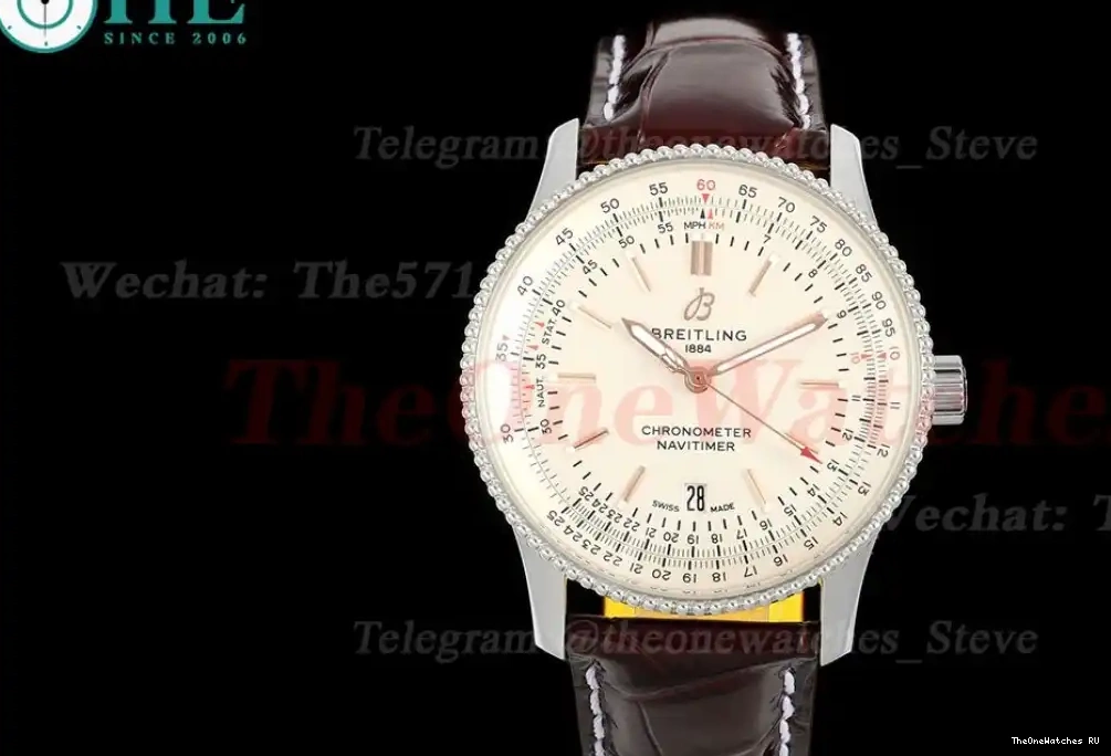41mm A2824 Dial SS 1 Navitimer TF LE Cream 0428